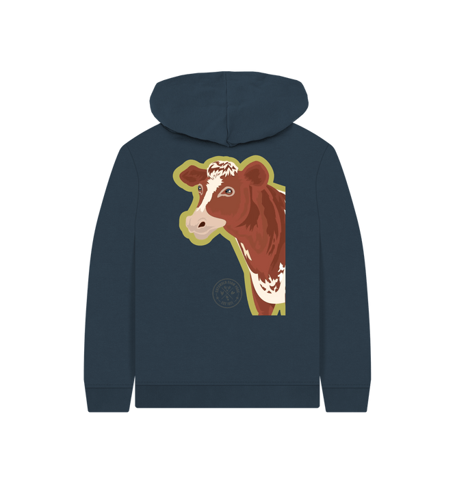 Kids' Strawberry the Cow Hoodie (3-12 Yrs)