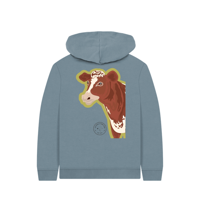 Kids' Strawberry the Cow Hoodie (3-12 Yrs)