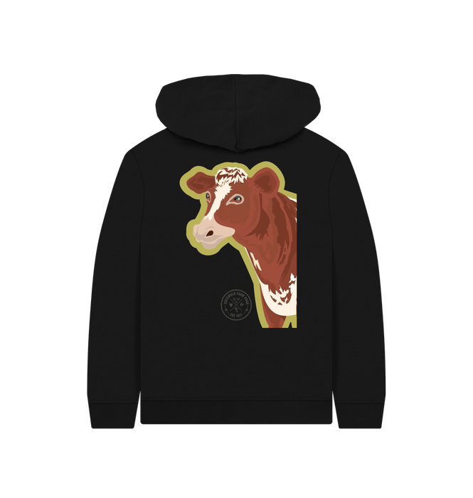 Kids' Strawberry the Cow Hoodie (3-12 Yrs)